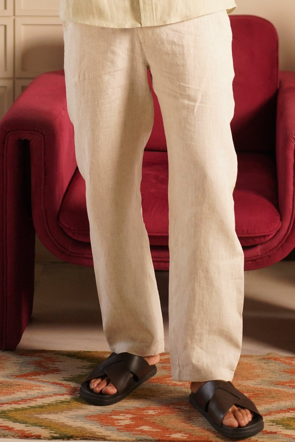 Natural trousers