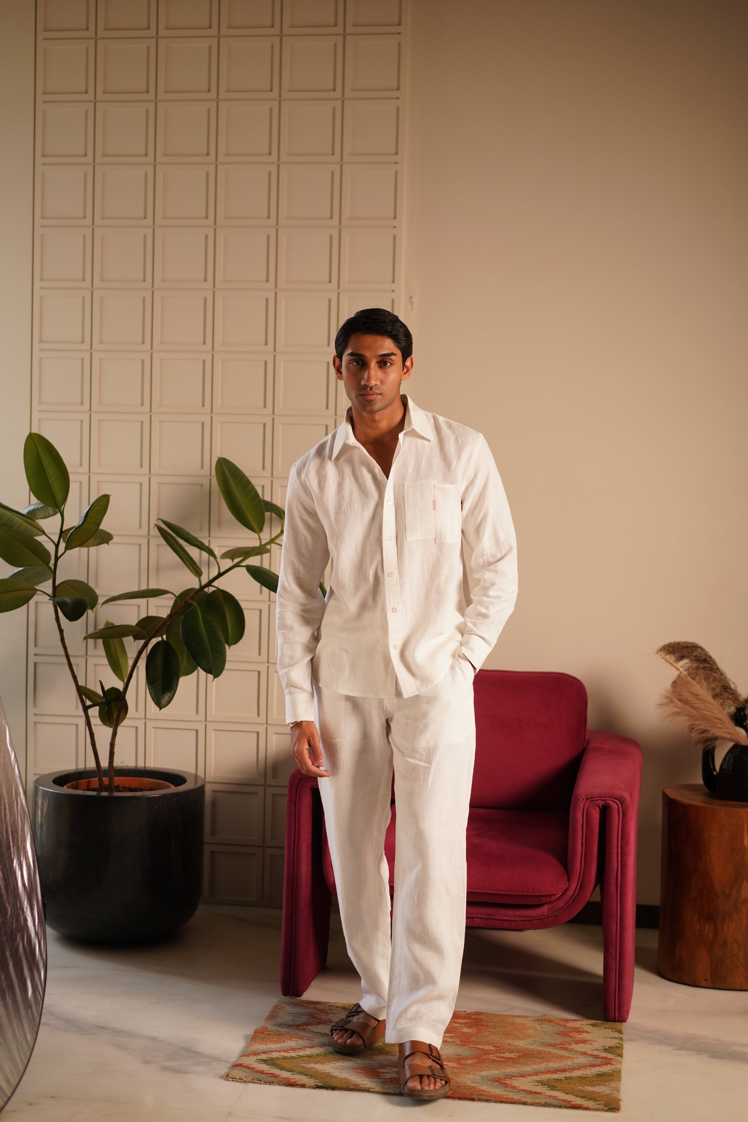 White trousers
