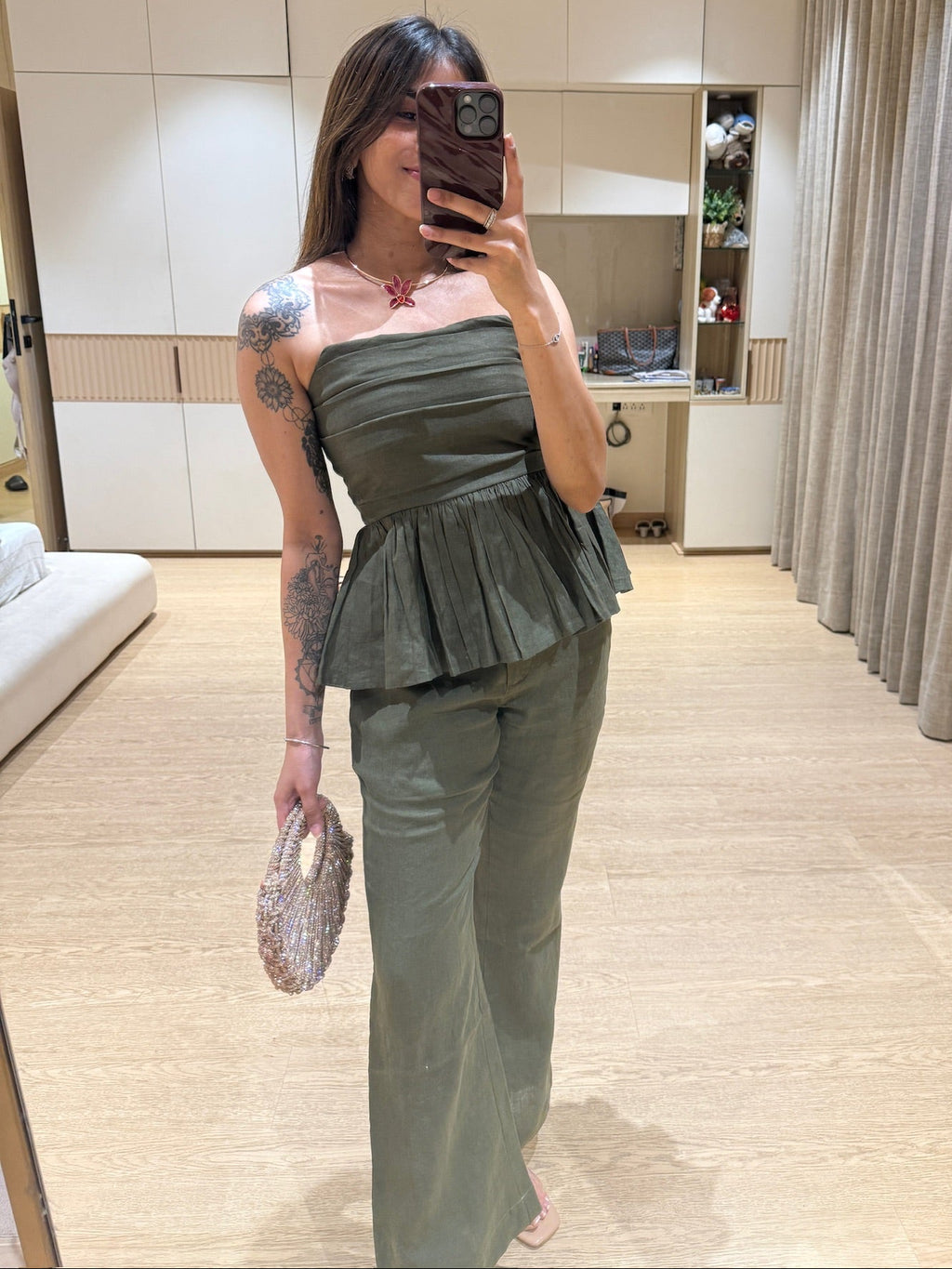 Olive U Flared Pants