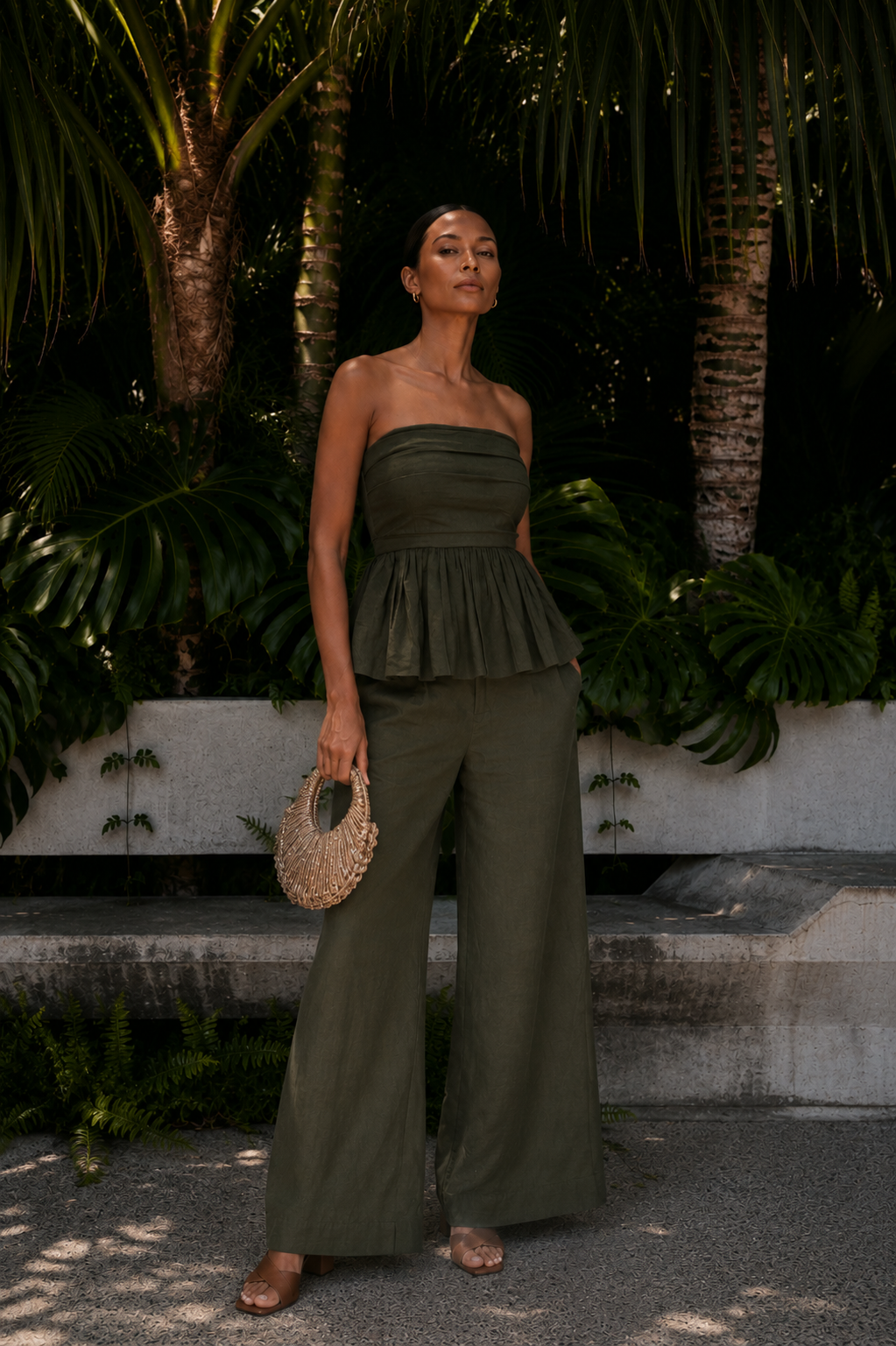 Olive U Flared Pants